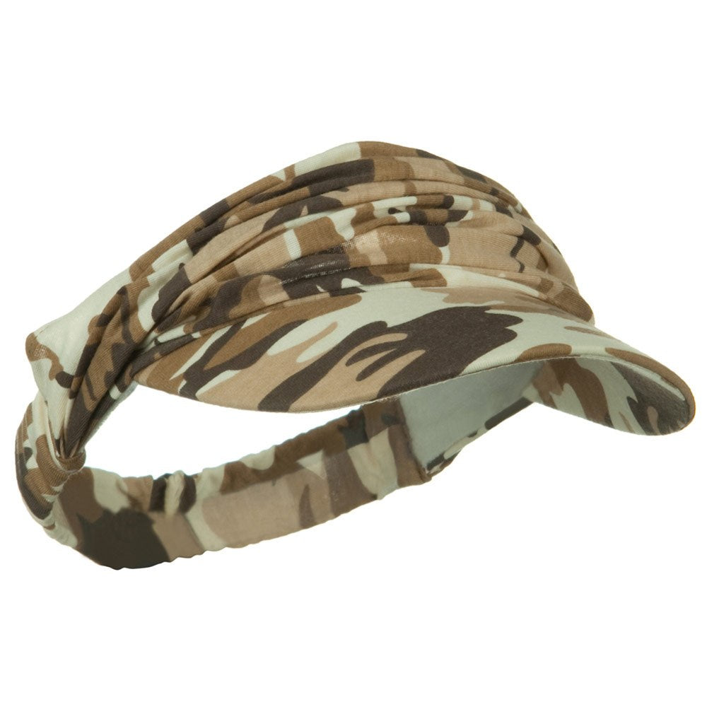 Camouflage Breathable Eye Protection Hat - Adjustable Elastic Band
