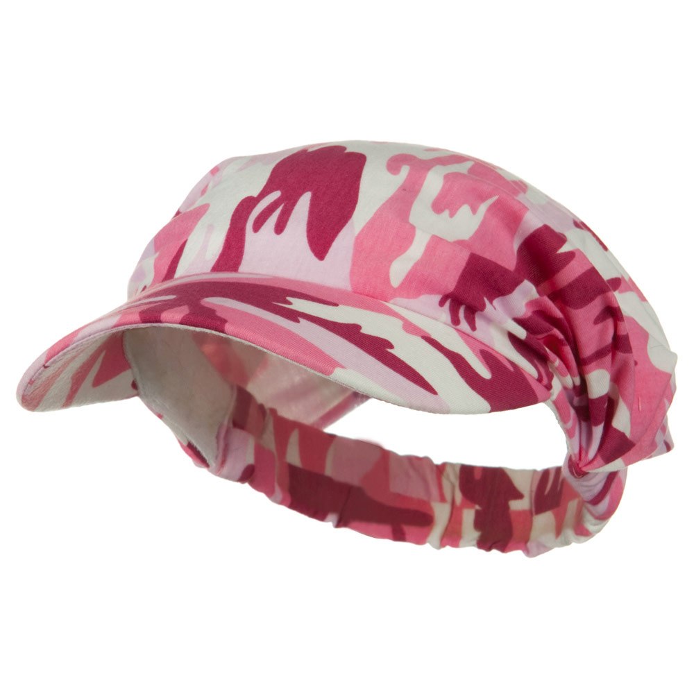 Camouflage Breathable Eye Protection Hat - Adjustable Elastic Band