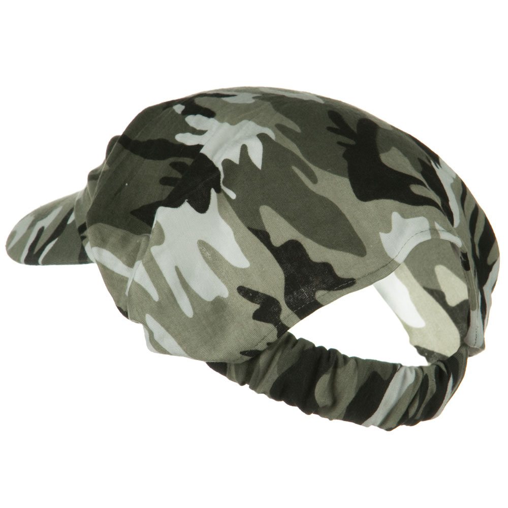 Camouflage Breathable Eye Protection Hat - Adjustable Elastic Band