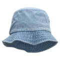 Vintage distressed washed denim bucket hat