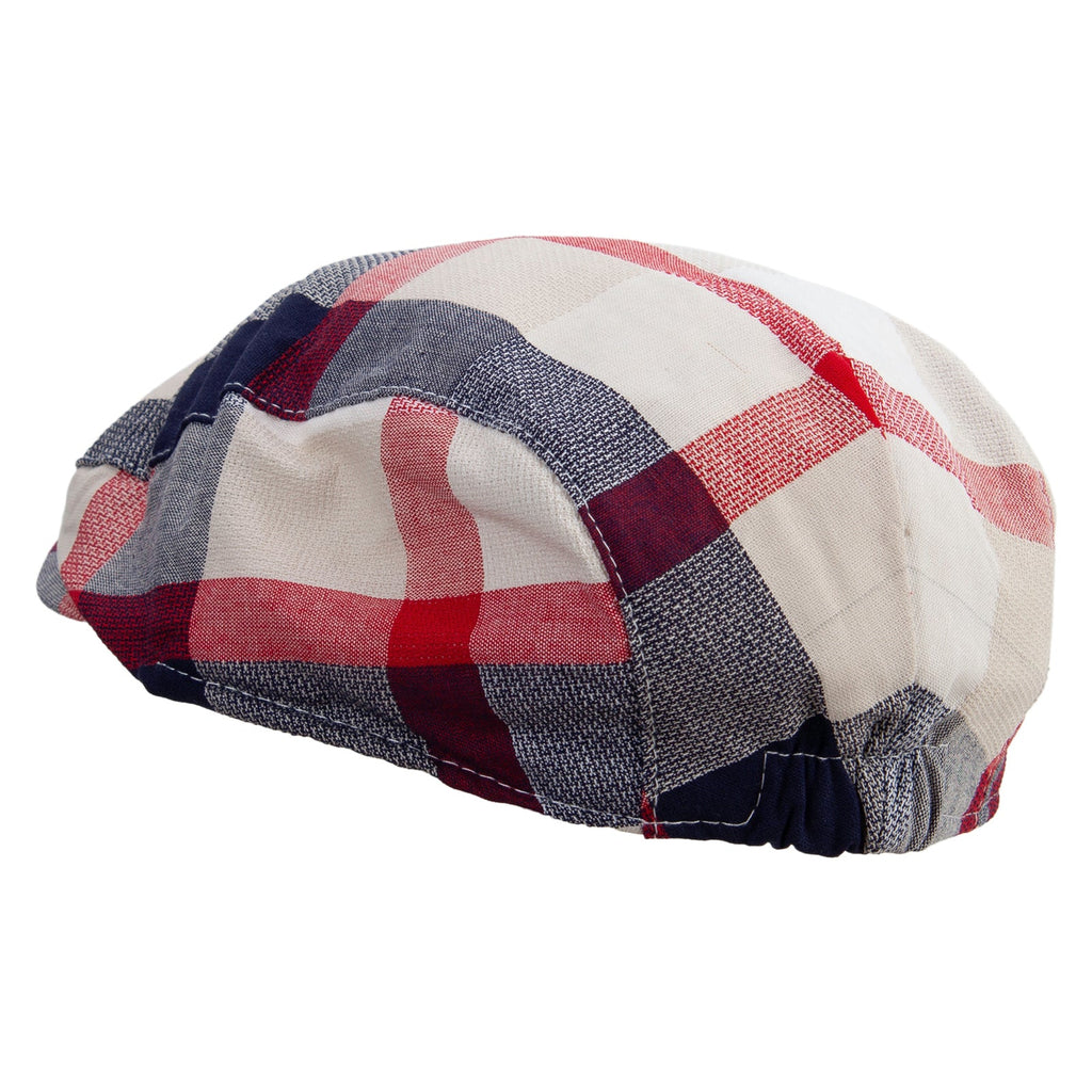 Classic preppy plaid ivy hat