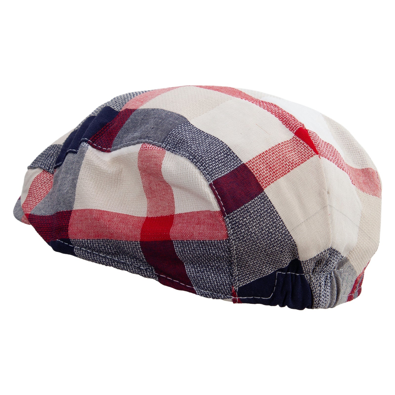 Classic preppy plaid ivy hat