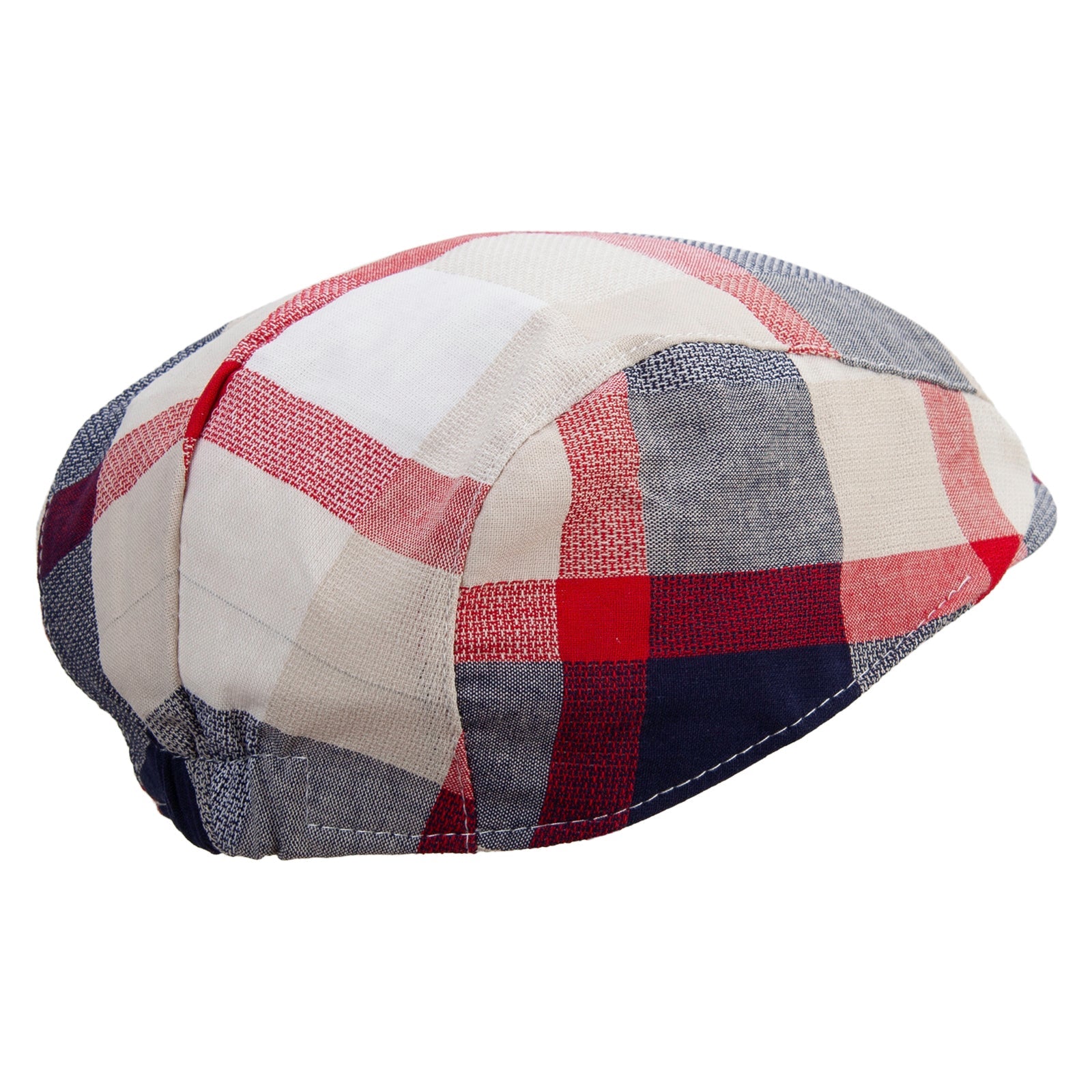 Classic preppy plaid ivy hat