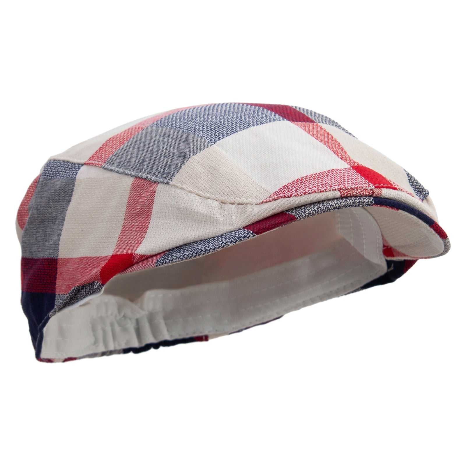 Classic preppy plaid ivy hat