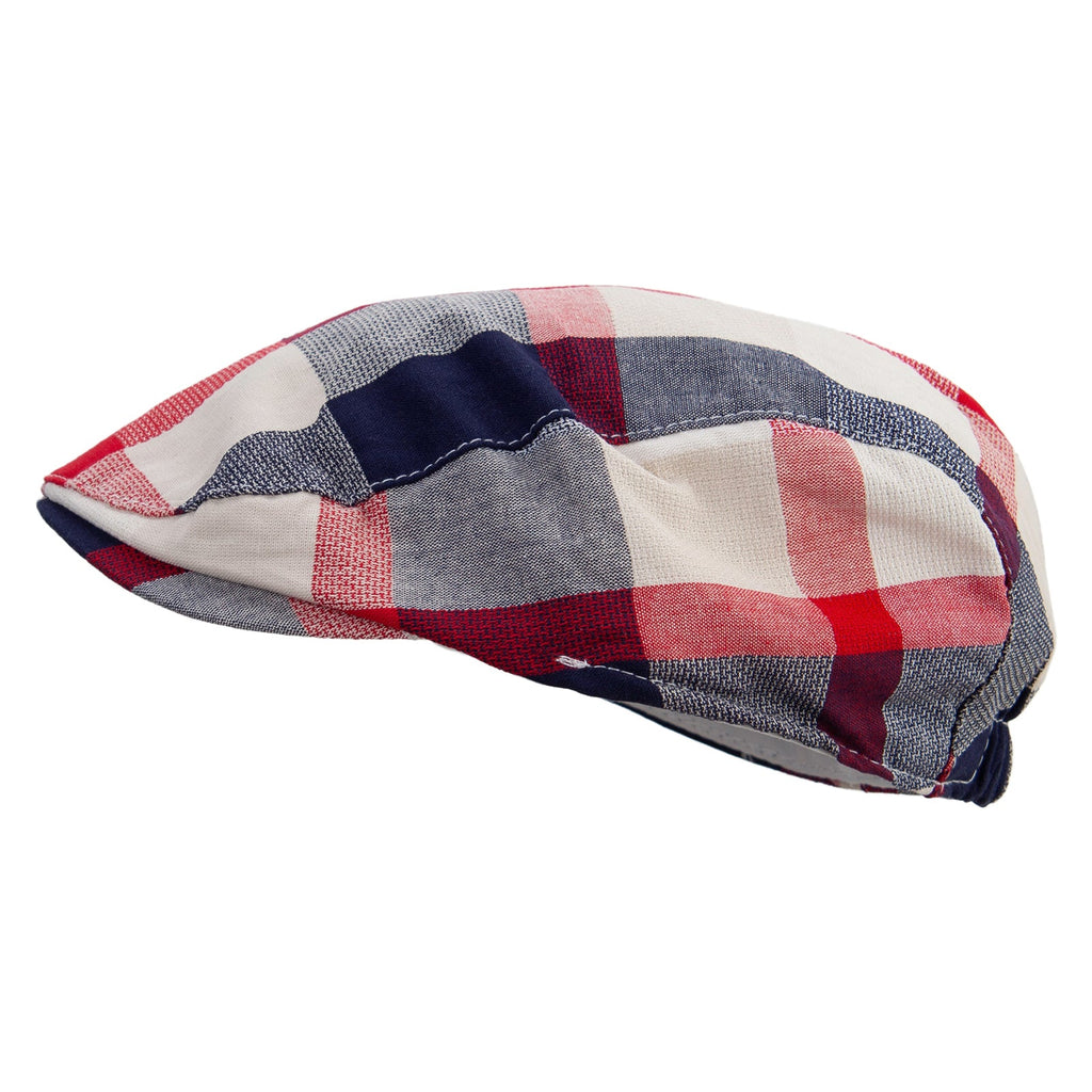 Classic preppy plaid ivy hat