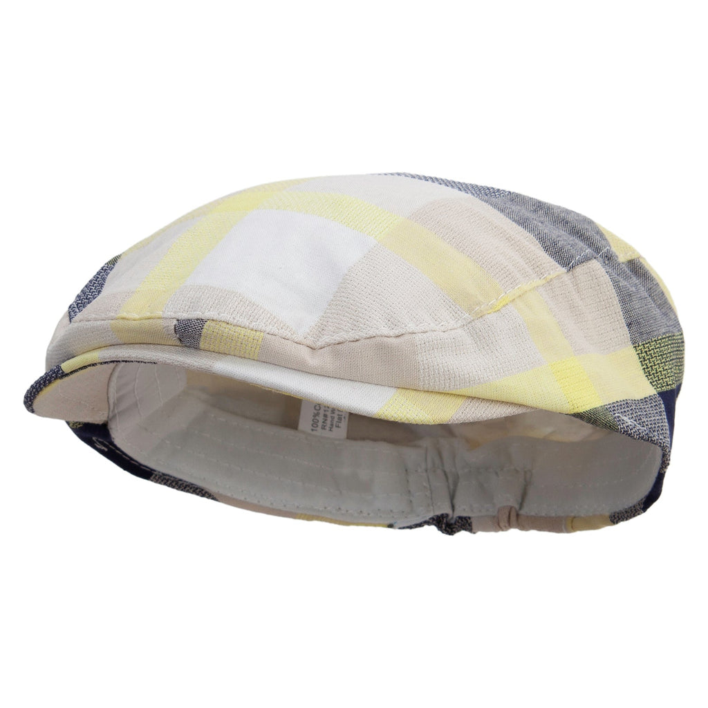 Classic preppy plaid ivy hat