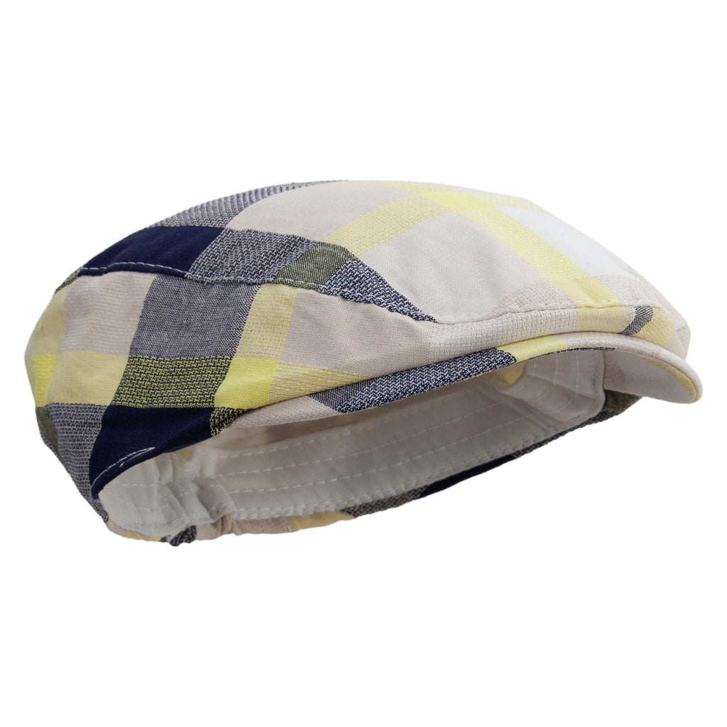 Classic preppy plaid ivy hat