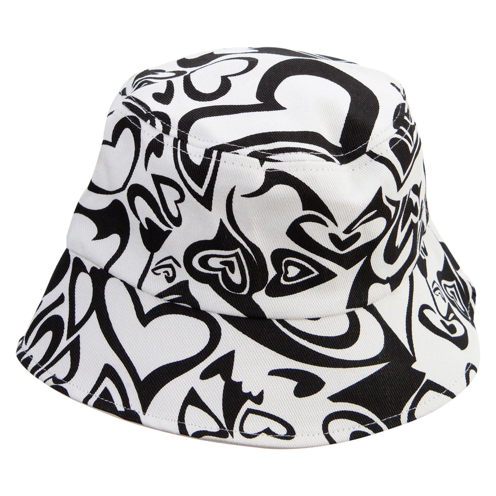Cute heart pattern | Trendy casual versatile sun hat