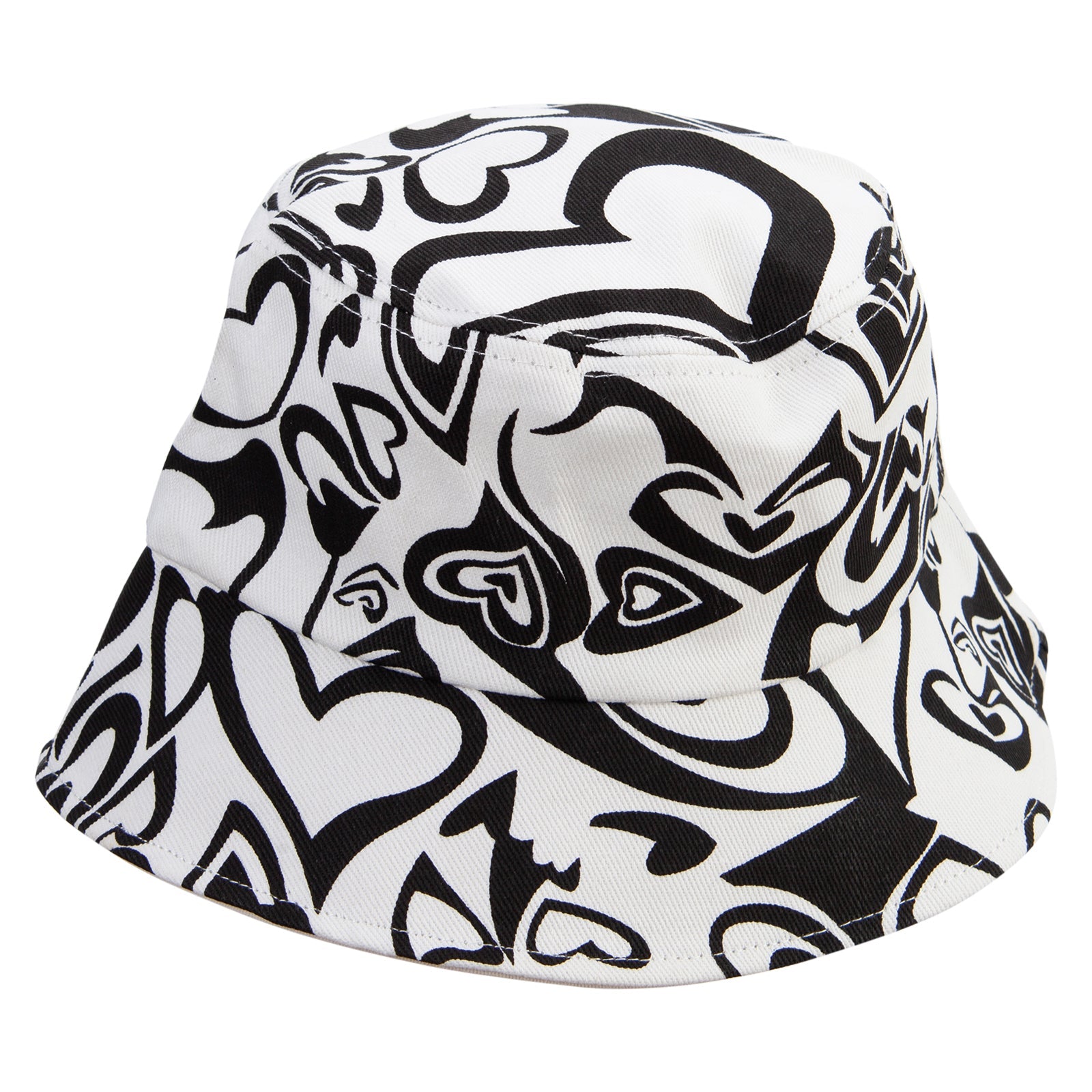 Cute heart pattern | Trendy casual versatile sun hat