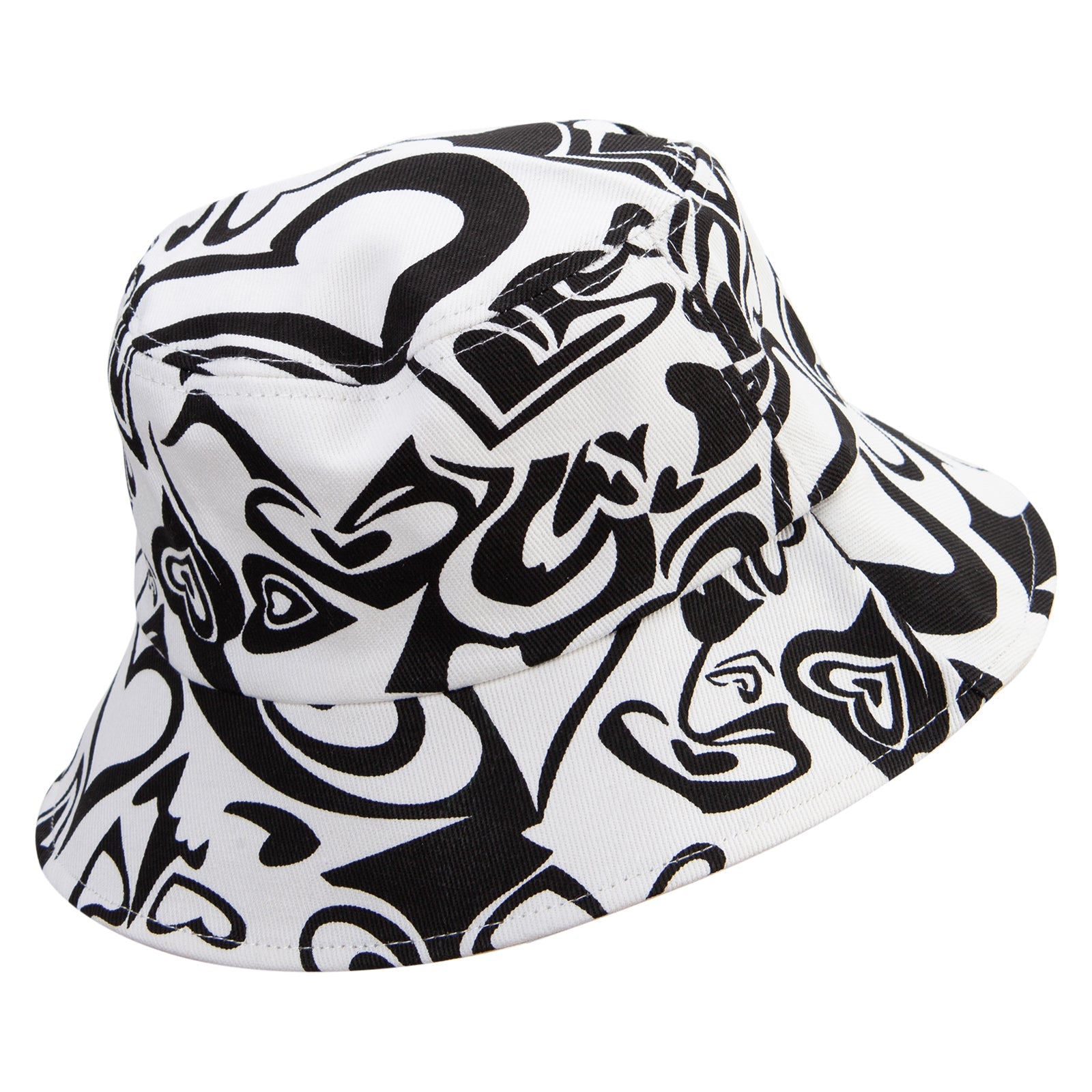 Cute heart pattern | Trendy casual versatile sun hat