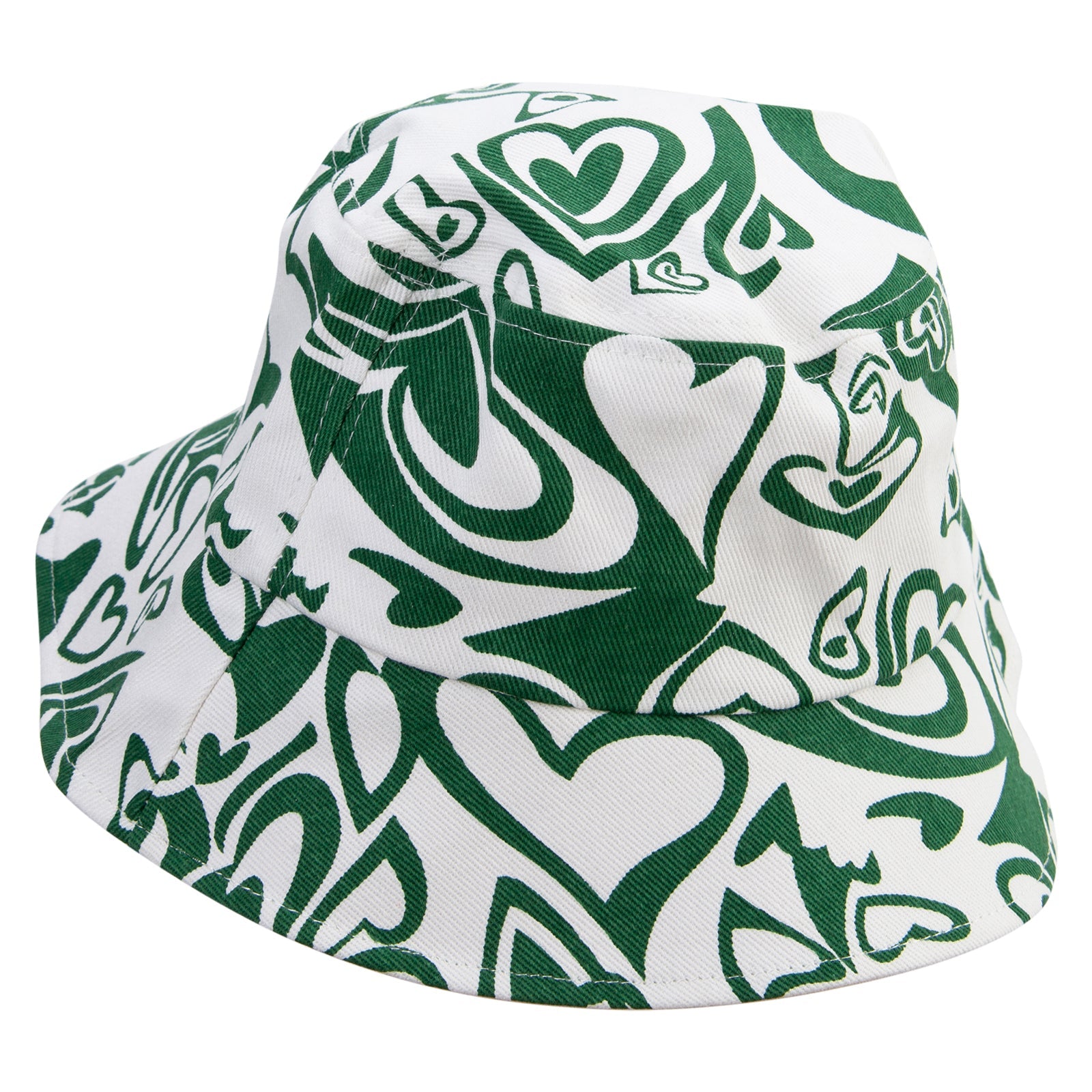 Cute heart pattern | Trendy casual versatile sun hat