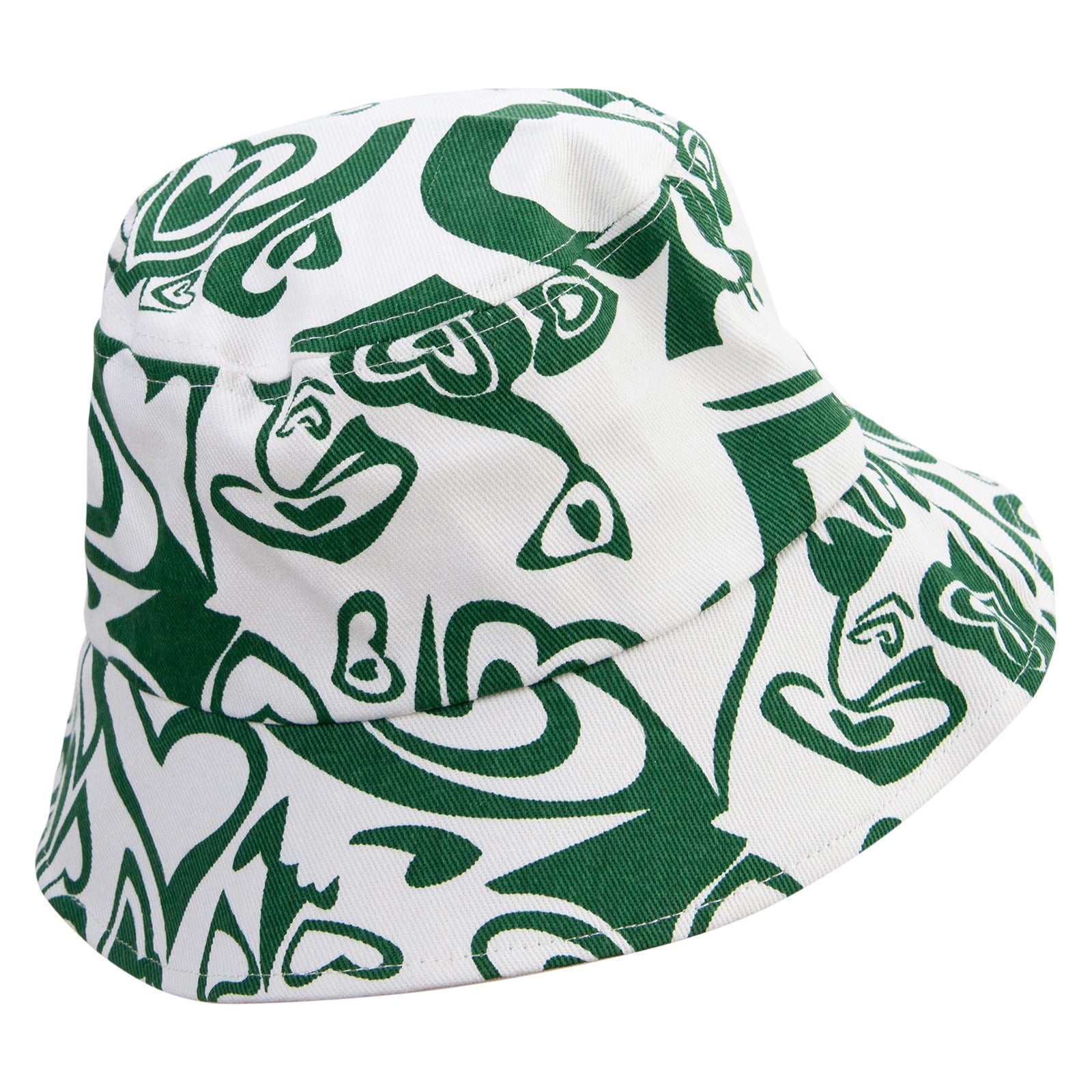 Cute heart pattern | Trendy casual versatile sun hat