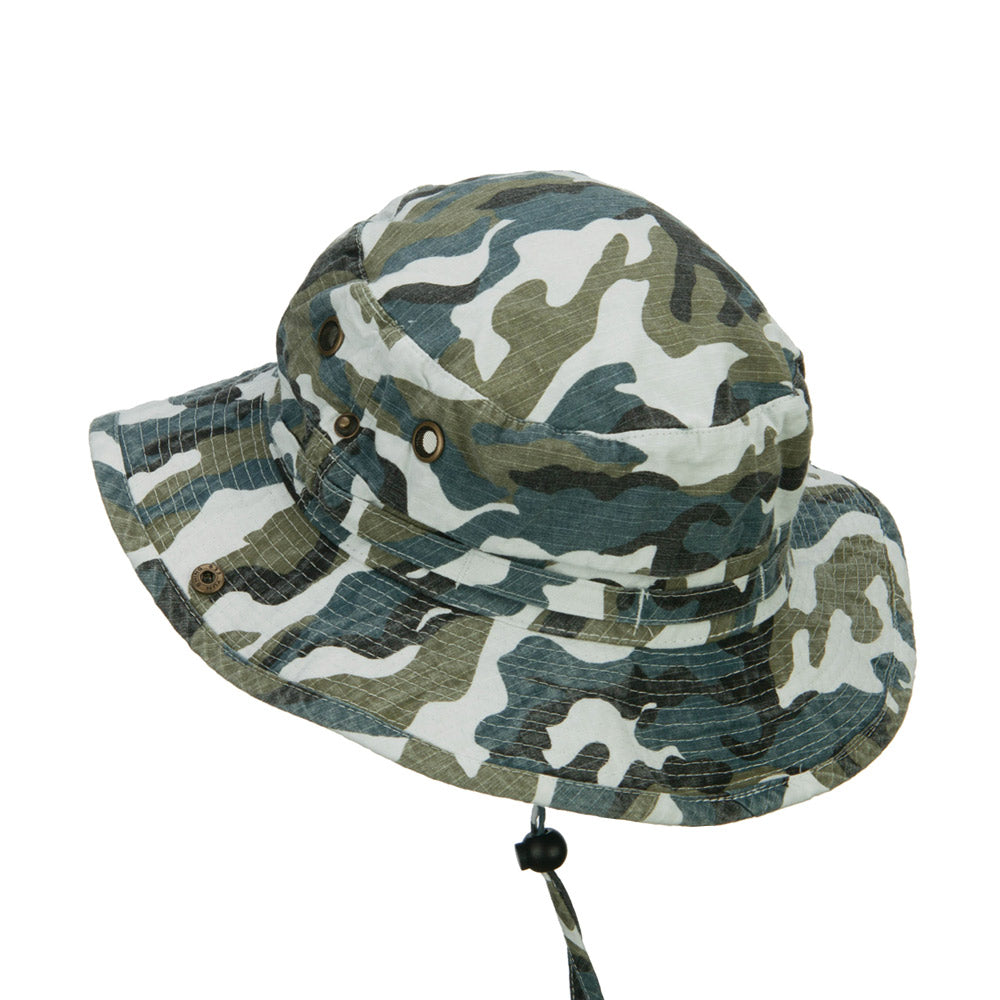 Retro washed camouflage tactical cap | Unisex