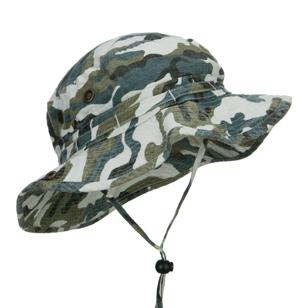 Retro washed camouflage tactical cap | Unisex