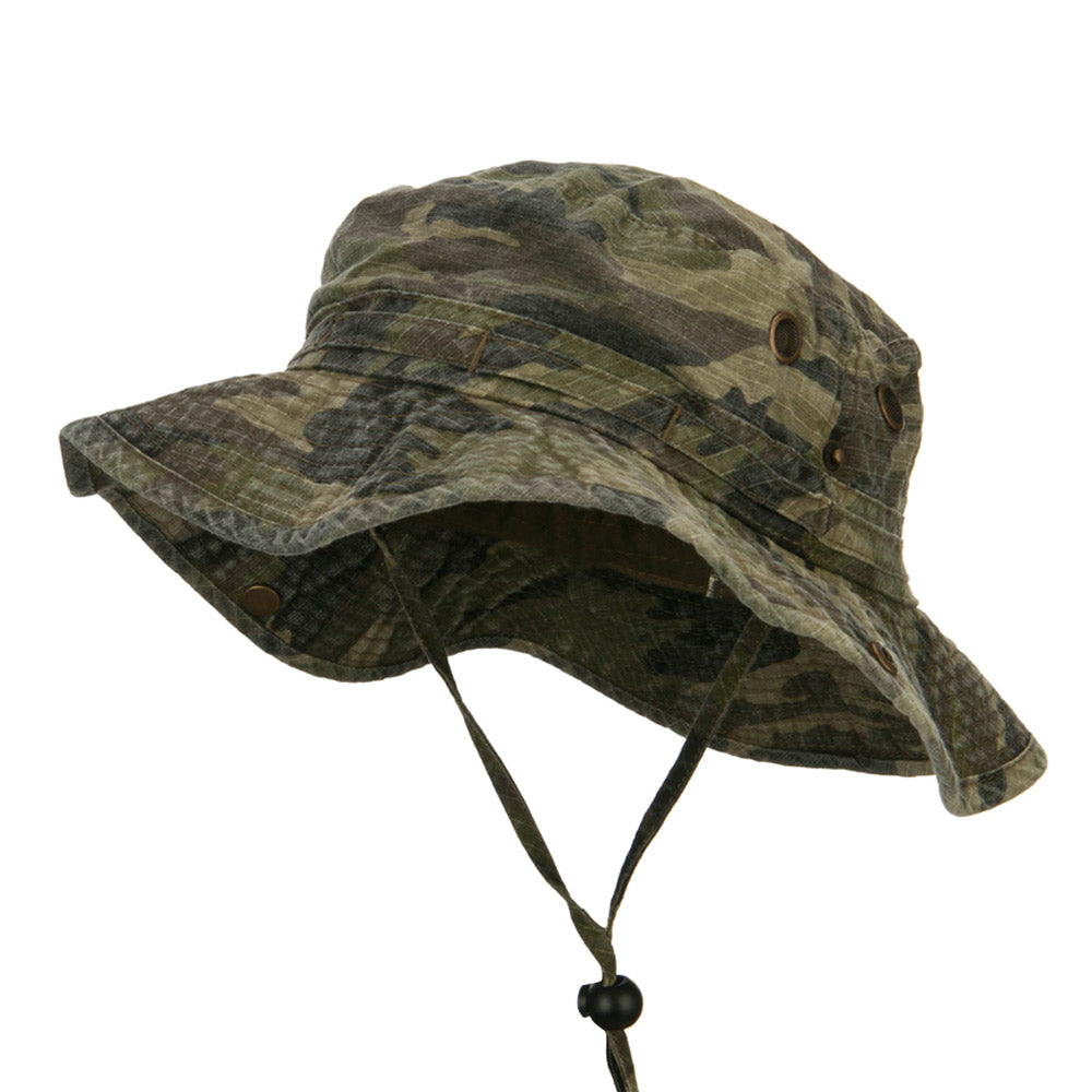 Retro washed camouflage tactical cap | Unisex