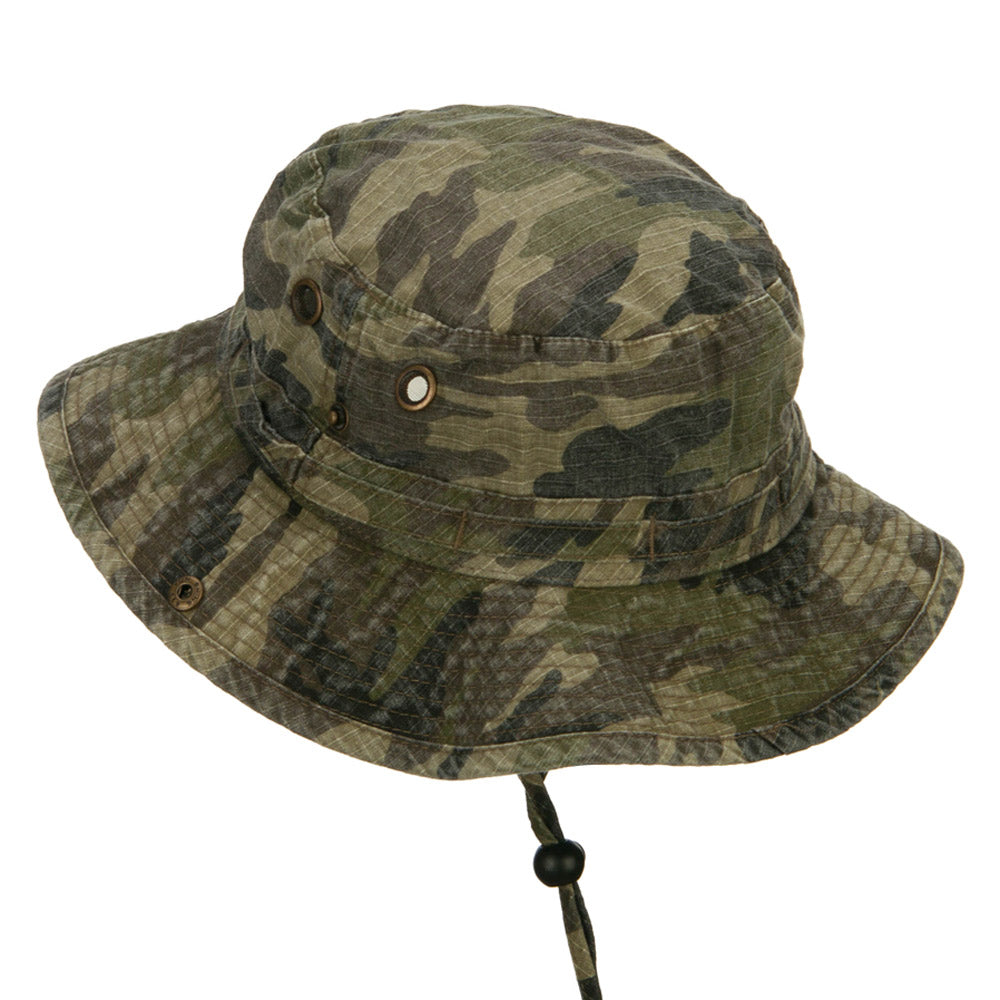 Retro washed camouflage tactical cap | Unisex