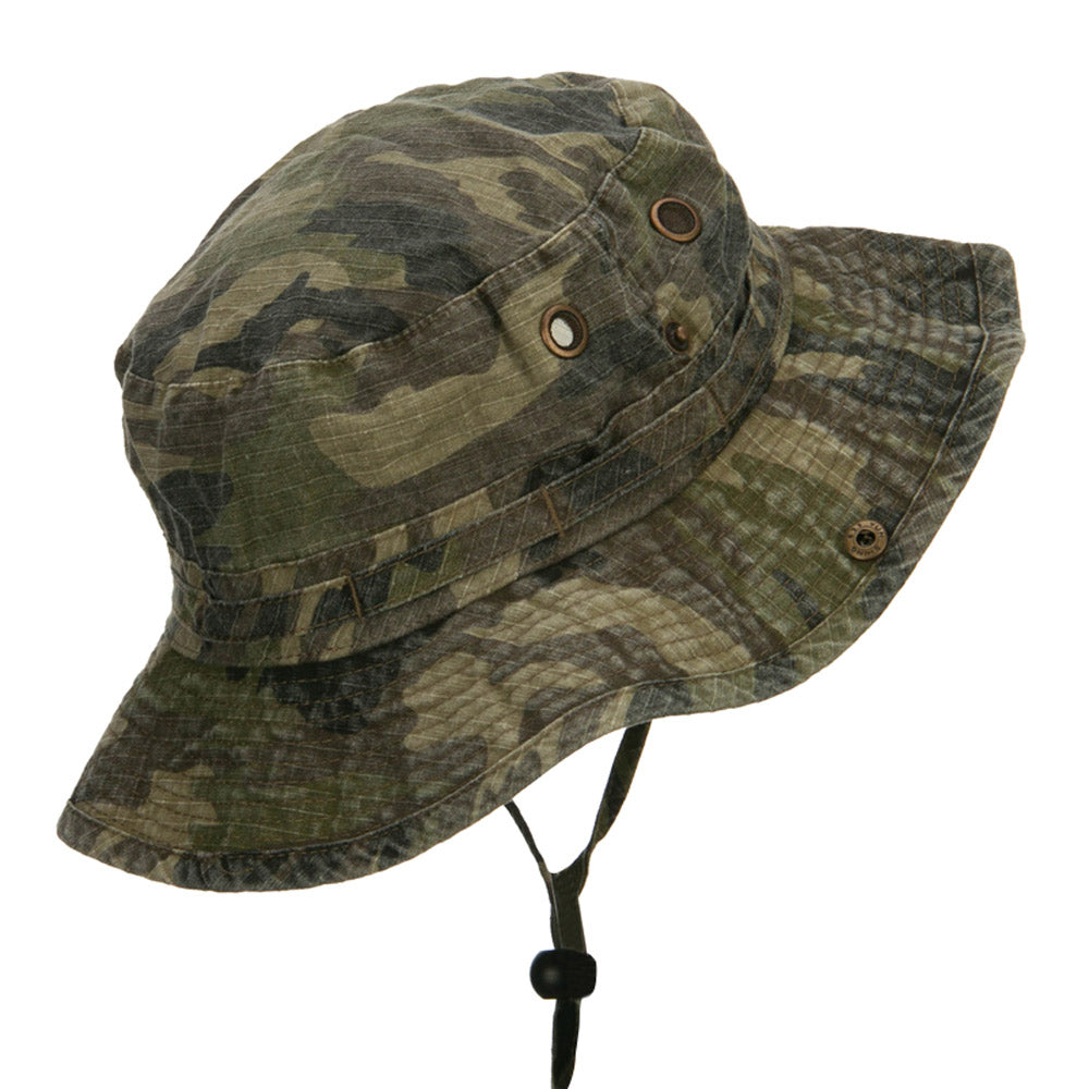 Retro washed camouflage tactical cap | Unisex