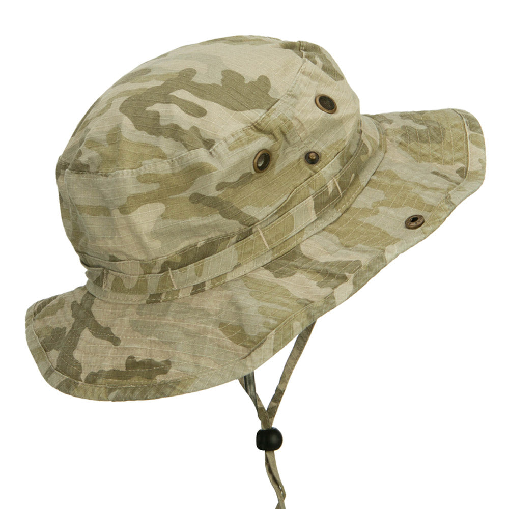 Retro washed camouflage tactical cap | Unisex