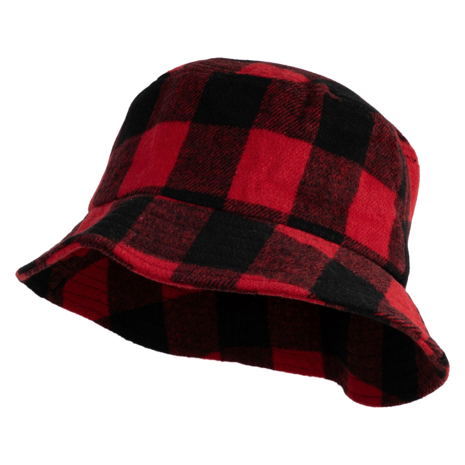 Retro plaid bucket hat - versatile and trendy hat - unisex