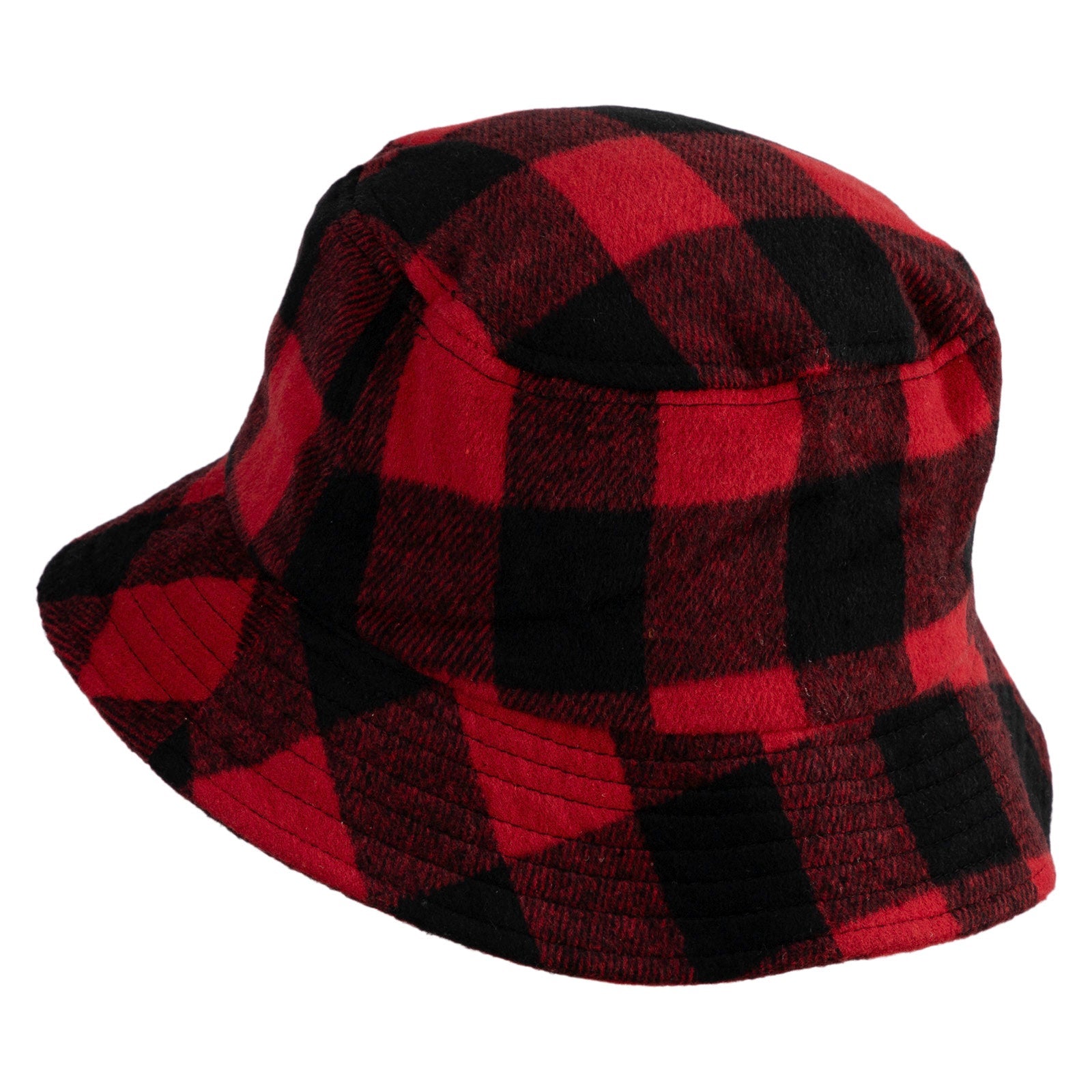 Retro plaid bucket hat - versatile and trendy hat - unisex