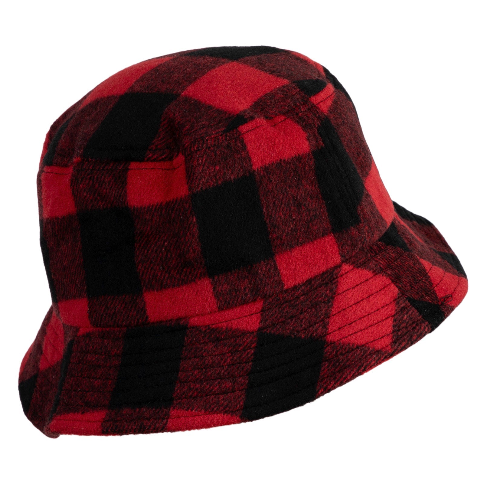 Retro plaid bucket hat - versatile and trendy hat - unisex
