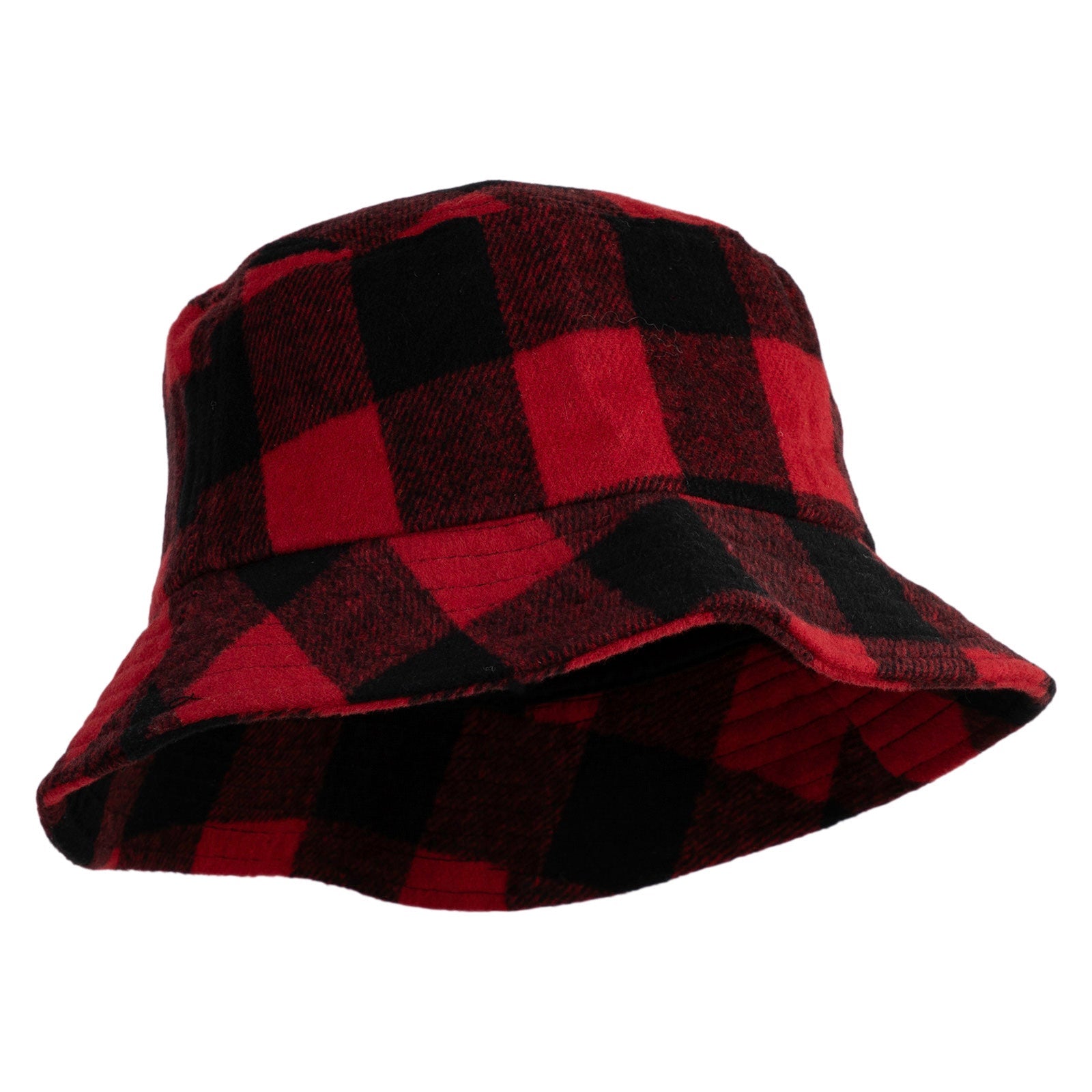 Retro plaid bucket hat - versatile and trendy hat - unisex