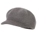 Six-panel felted wool newsboy cap | Retro baseball cap