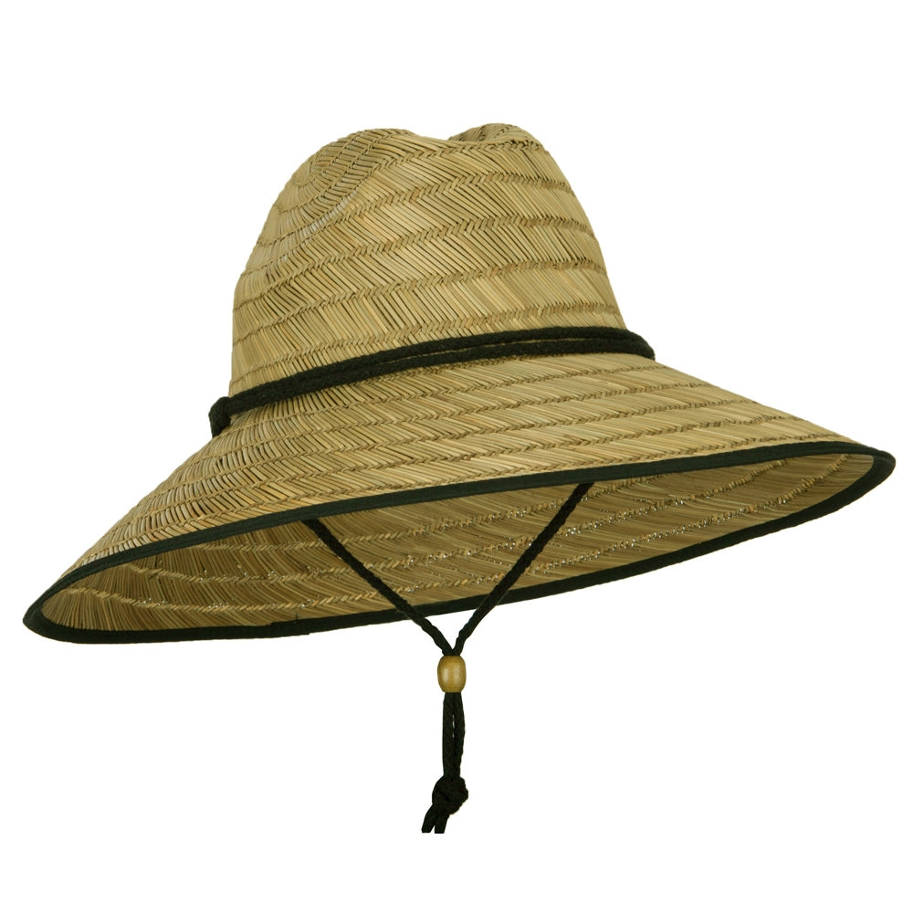 Beach Lifeguard Straw Hat | Summer Sun Protection