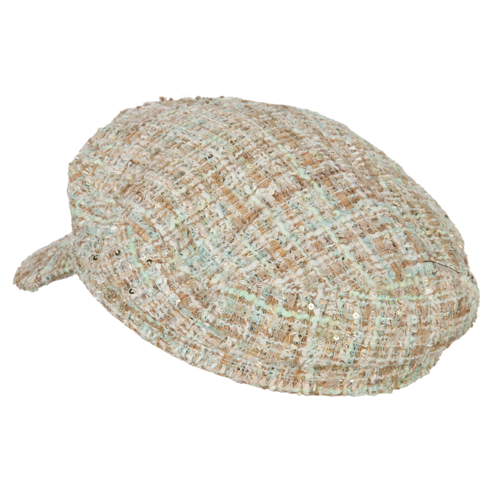 Multicolored twill captain's hat