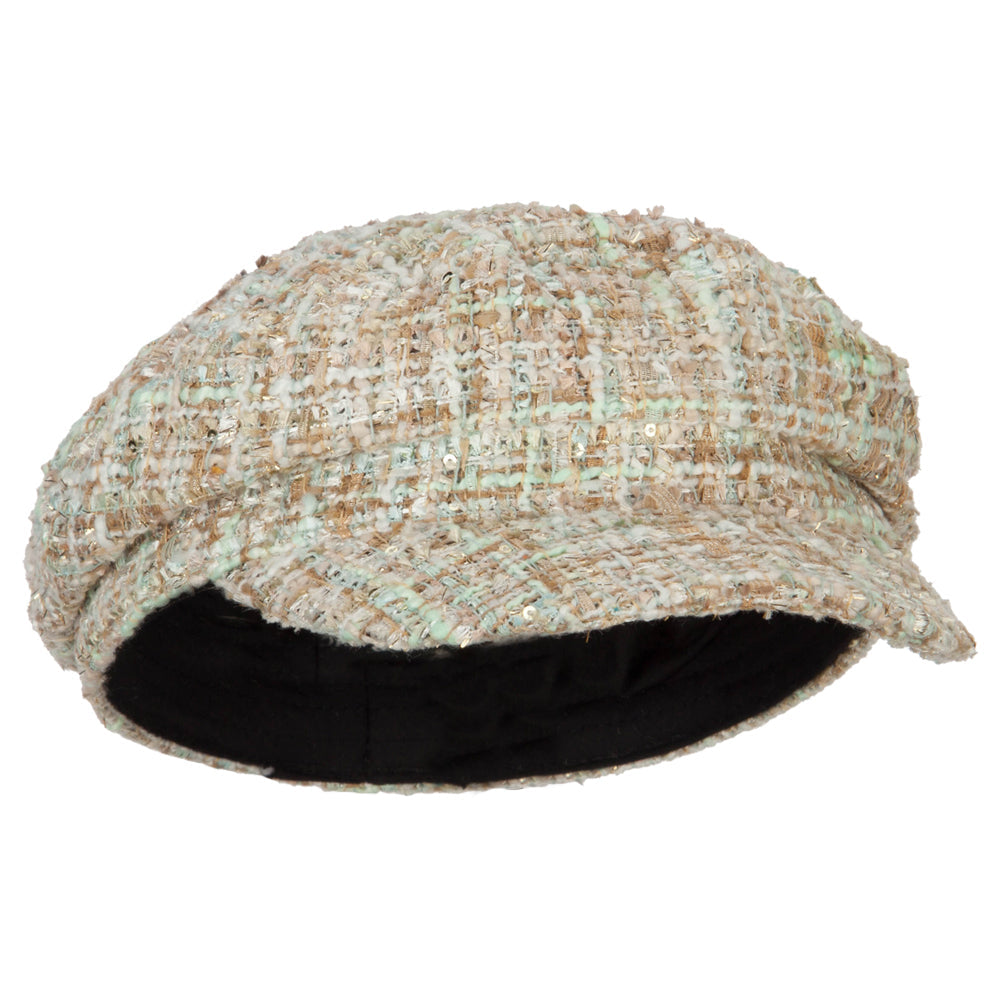 Multicolored twill captain's hat