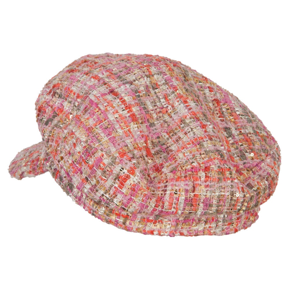 Multicolored twill captain's hat