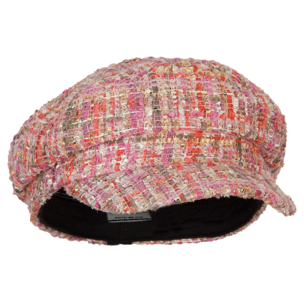 Multicolored twill captain's hat