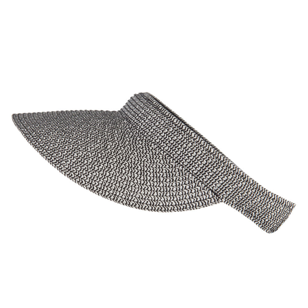 Hand-woven clip-on sun hat