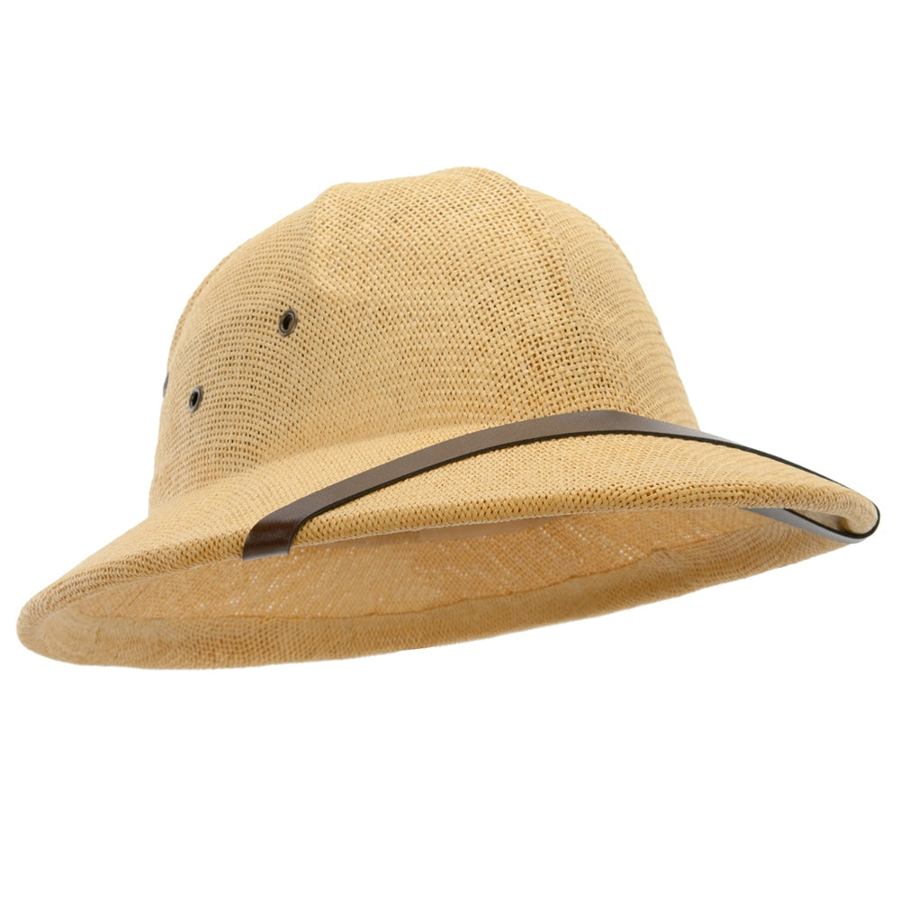 Pith Helmet Hat | Twisted Toyo Woven