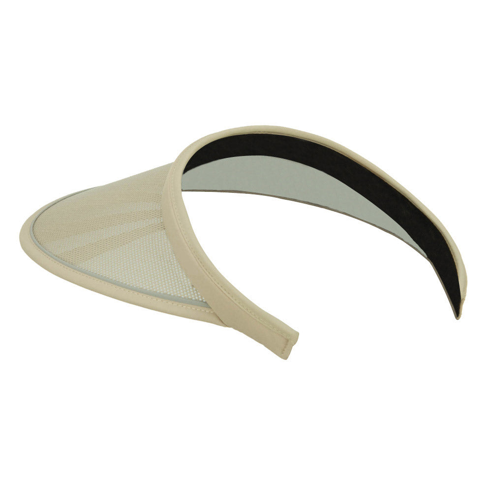 Portable lightweight clip-on sun hat