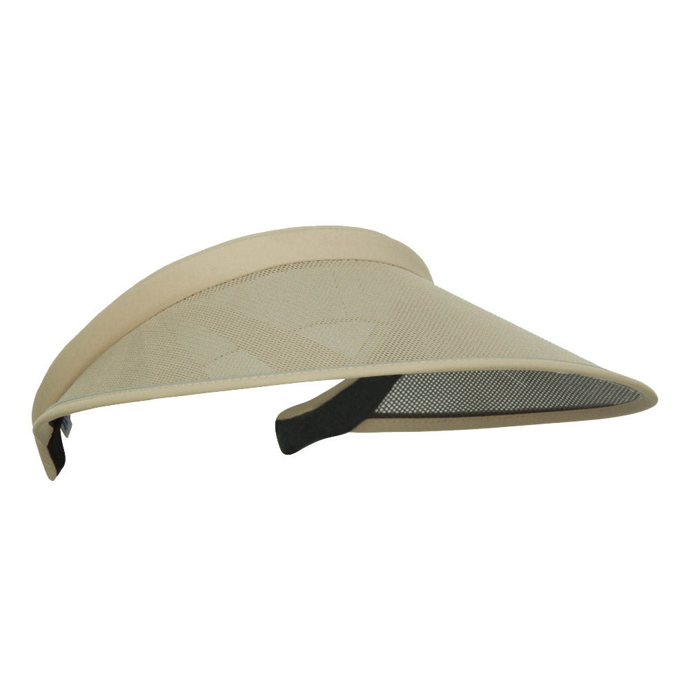 Portable lightweight clip-on sun hat